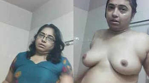 Auntie enjoys a hot bath.