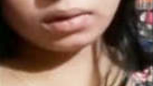 Beautiful Indian woman reveals her breasts on video call