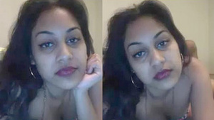 A gorgeous woman from the East pleasuring herself with a big black cock