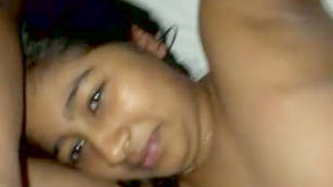 Beautiful girlfriend from Telugu tries out great sex with big melons