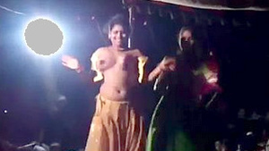 Hot scenes of a Indian village dance called the mujra.