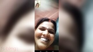 A rural Indian woman exposes her chubby genitalia on live camera