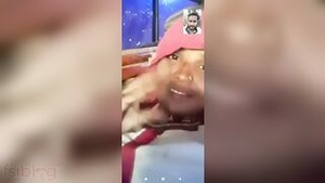 A married woman from the village masturbates with a cucumber in front of a man with a moustache.