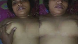 Bhabhi's big boobs squeezed and fucked by her boyfriend