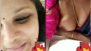 Hot married woman flaunts her breasts