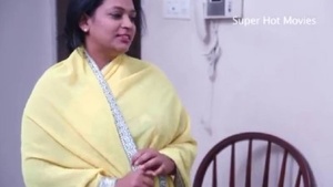 Big breasted family member gets an older woman pregnant in this Tamil video.