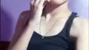 Pretty Indian girl from Manipur in action.