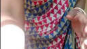 Desi auntie strip tease in village