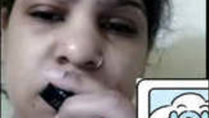 Bhabi on video call, showing something more than just her face