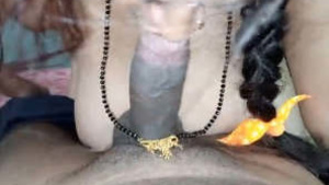 Indian housemaid gives a blow job