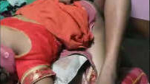 Hot Indian wife in doggy style, having her desires fulfilled.