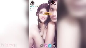 Young wife participates in live webcam sex show with her husband