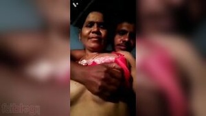 Indian XXX video with young and mature partners in homemade nature conditions.