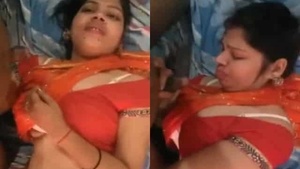 Pretty Indian housewife has sex with her husband's brother