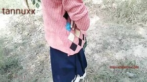 Hot Indian man seduces his girlfriend for some kinky outdoor sex