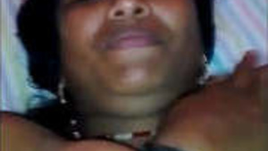 Auntie from Tamil Nadu undressing at night