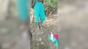 Topless village babe after dirty sex with her barbaric lover MMC