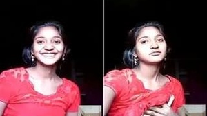 Nude video call with sexy college girl from India