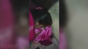 Here is a XXX content with a Bengali wife in the doggy style position.