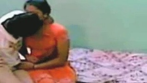 Secret camera MMS sex scandal with a married Indian bhabhi access on the net