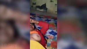 Uncensored scene of a mature woman having sex in an Indian village