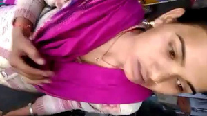 A Indian woman likes to orally pleasure a big penis in a shop.