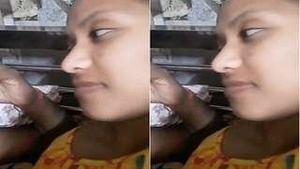 Indian village girl strip and seduce her husband's friend