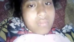 Young Bangladeshi girl having sex with her cousin in this video.