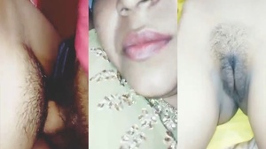 This is a video of beautiful Indian housewife in the act.
