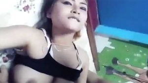Hot dehati chudai with a small boobed Nepali village girl
