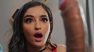 Emily Willis enjoying BBC in both holes