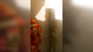 Lesbian sex video with village beauty and her Dear friend outdoor MMC