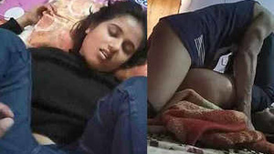 A rough and noisy sex scene in the boyfriends’ room with a girl from Mumbai.