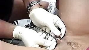 The beautiful and strict clitoris piercing