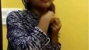 Pretty Indian girl is satisfied after sex