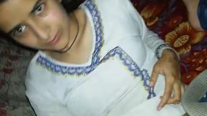 An attractive Indian girl with her lover