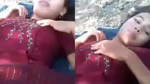 Outdoor sex with hot Indian babe