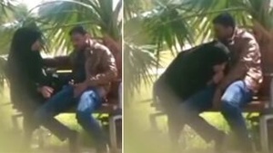 Married Indian housewife has secret lesbian desire and also cheats on her husband with a Pakistani man and gets a facial in a park