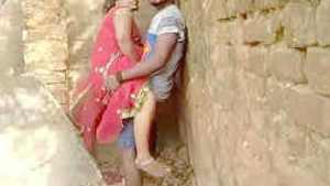 Bhabi caught while having sex with devar outdoors