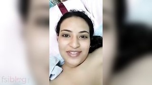 A naked selfie of a Pakistani woman which turns into an erotic video.