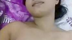 Reya, a village girl from India, shares beautiful big boobs and wet pussy.