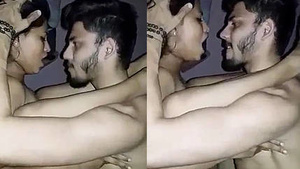 Young lovers engaged in hot sex