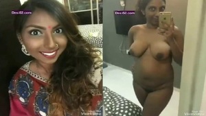 This is a video of a beautiful Tamil girl from Chennai named Chaz Vidyos who is a nude model.