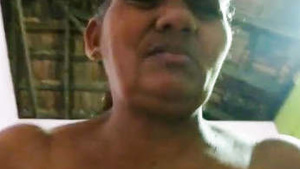 Beautiful expressions of a mature woman with perky breasts.