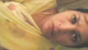 Beautiful wife satisfies her husband with a standing blowjob, hot Indian sex scene in their home.