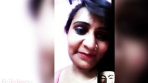 Boob job with Sonia Bhabhi via video call