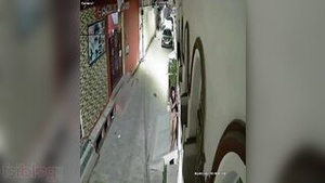 The footage from the IMC camera captured a naked Indian woman.