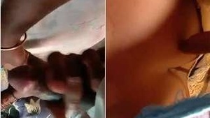 College girl sucks cock of village boy's dad's son in India
