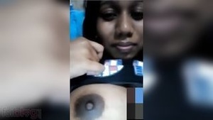A cute girl from Sri Lanka exposes her natural big boobs in hopes of giving a huge orgasm.