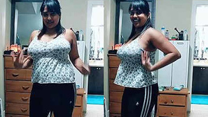 Beautiful aunt from Tamil Nadu with beautiful big breast